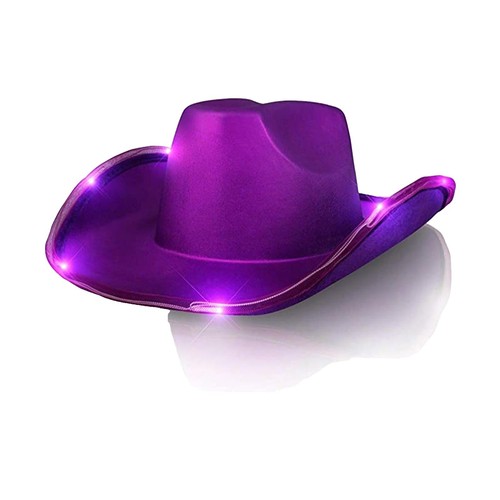 Head N Home Suede Pink Purple Turquoise Womens Cowboy Hat Sierra Outback Leather Cowboy Hat Purple Women main image 4