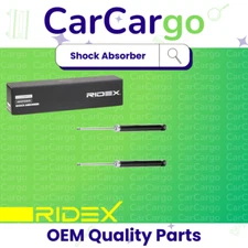 Pair X2 Rear Shock Absorbers Gas for SKODA Rapid 2012 + OE Quality Ridex