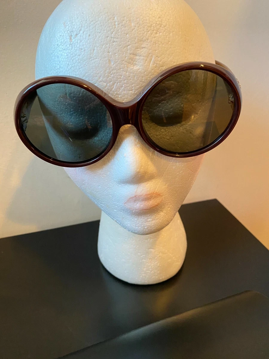 New SAINT LAURENT YSL SLM1 ROUND SUNGLASSES OVERSIZED LOGO