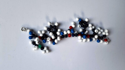Armband / Charm Bracelet ''Peptid'' - Perfektes Geschenk für Nerds oder Chemiker