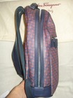 100% AUTHENTIC NEW MEN SALVATORE FERRAGAMO GANCIO TEX PRINTED BACKPACK/BAG — photo 7