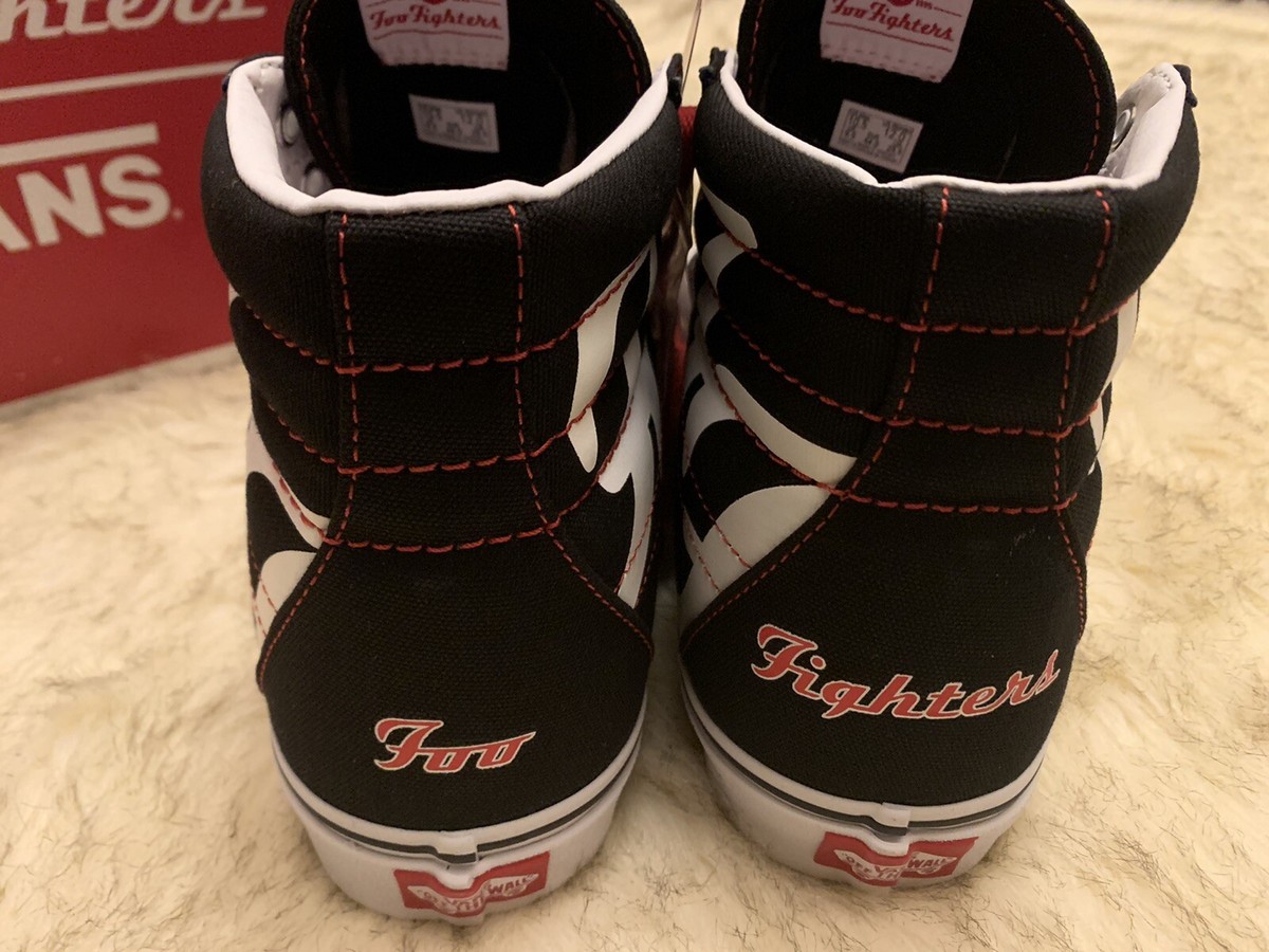NEW RARE Men's VANS Sk8-Hi Foo Fighters Sneakers Limited NEW RARE Men's VANS Sk8-Hi Foo Fighters Sneakers Limited