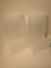6 Pack Acrylic Book Stands for Display, Clear Book Holder Display Stand, 4inc...