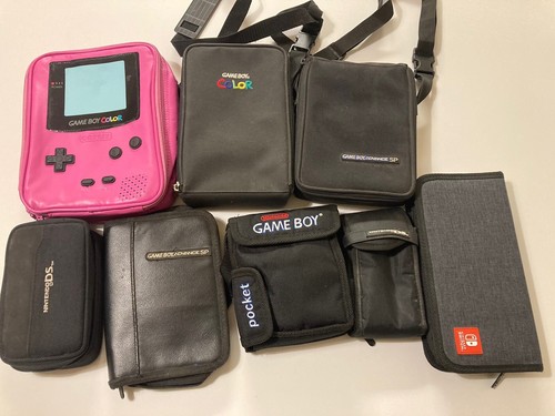 Official Nintendo Gameboy /Color/Advance/SP/DS/Switch Carrying Case Lot!