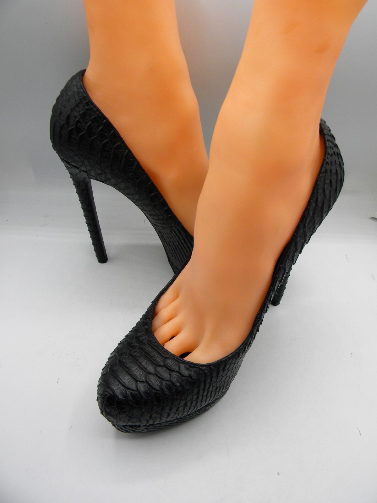 PHILIPP PLEIN Black Snakeskin / Python Leather Hi… - image 4