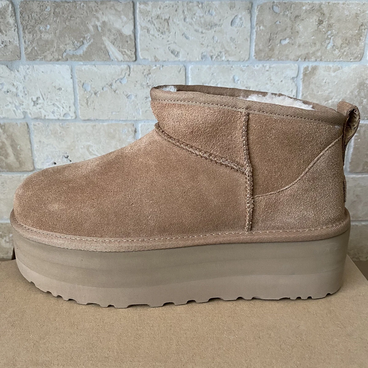 UGG: SNEAKERS, UGG KIDS CLASSIC ULTRA MINI PLATFORM ANKLE BOOTS