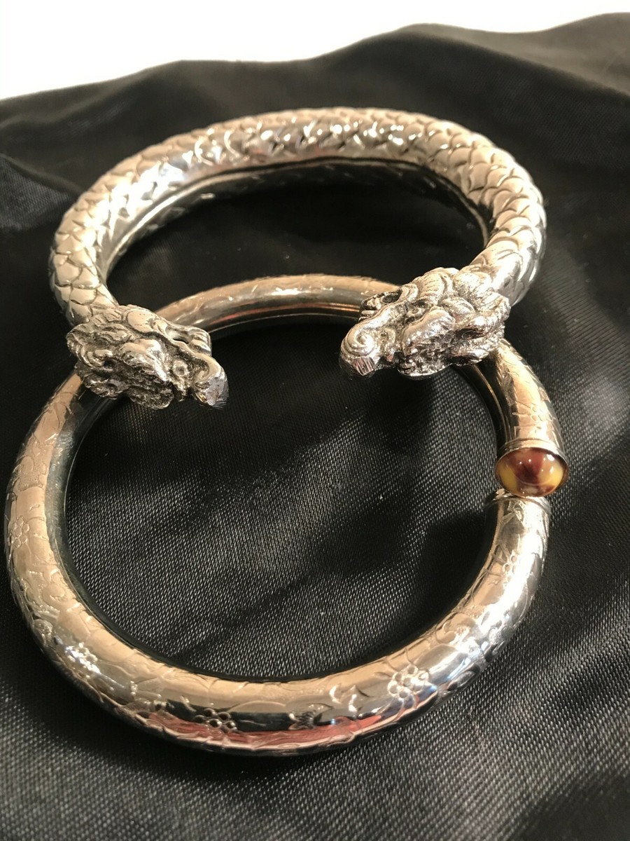 Snake Bracelet Jeweled Plug Arm Band Bangle Egyptian Fashion Dragon