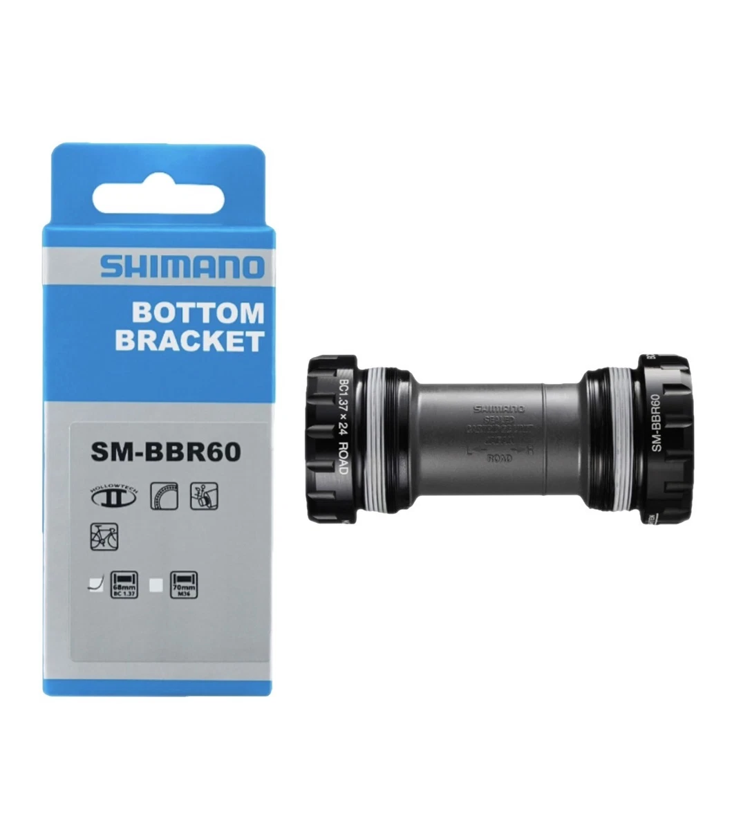 SHIMANO ULTEGRA Threaded HOLLOWTECH II Bottom Bracket SM BBR60 68mm 70mm width