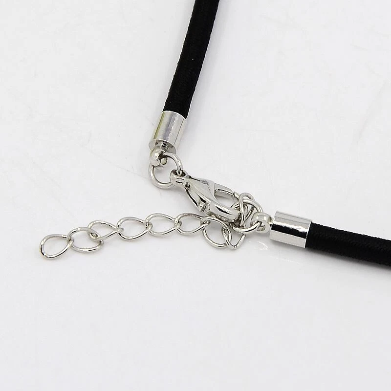 Silk necklace cord with clasp sale