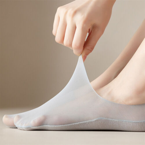Unsichtbare Socken Damen Socken Bootssocken Eis Seidensocken Netzsocken Einfarbig ➳ - Bild 10 von 21