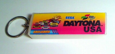 Daytona USA  Arcade Marquee Coin Door accessory Keychain