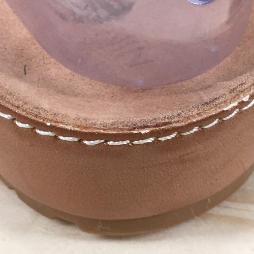 Sandalias Nine West Mujer 9 M Deslizables Marrón Hebilla Correa Cómodas Informales Puntera Abierta - Imagen 5 de 16
