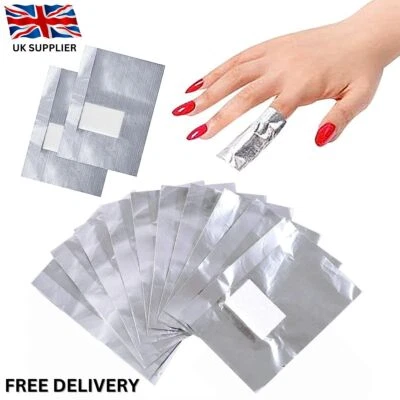Nail Foil Gel Wraps Polish Remover Soak Off UV LED Acrylic Removal *No Acetone*