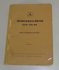 Mercedes-benz 170 Db W136 Diesel Parts Catalog Replacement List Stand 121952