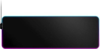 SteelSeries QcK Gaming Mouse Pad - XL RGB Prism Cloth Sized to Desk USED
