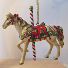 Trail of Painted Ponies Christmas Carousel Ornament Horse Delicate Nice