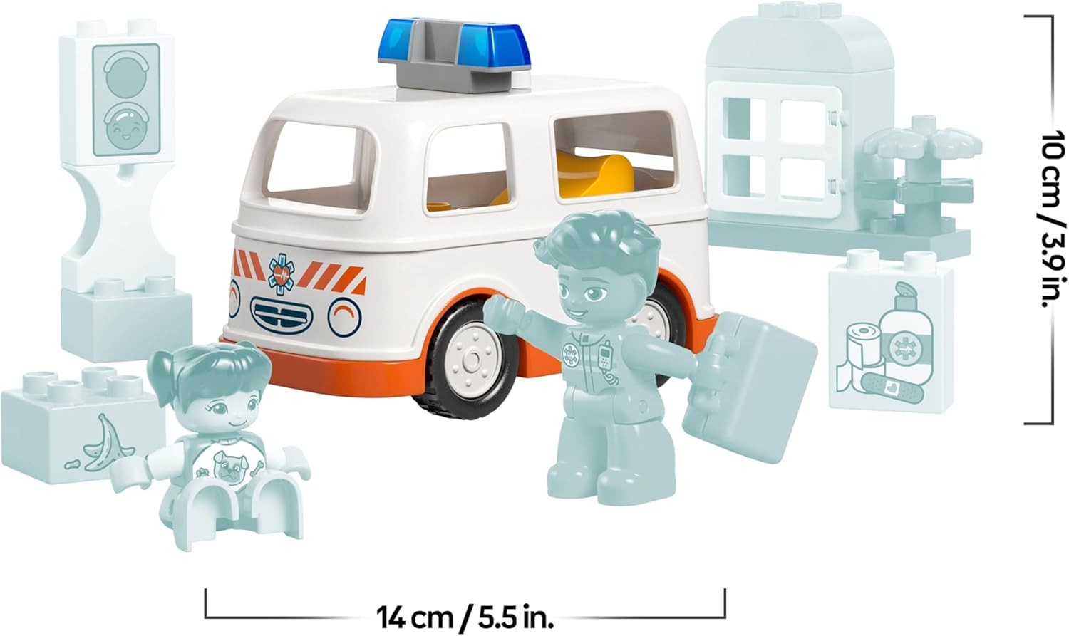 LEGO DUPLO Ambulanza e autista 10447 foto 4