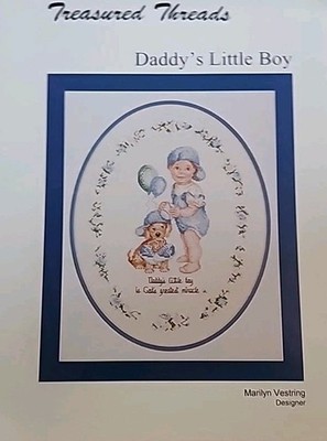 Treasured Threads Daddy's Little Boy Cross Stitch Chart Design