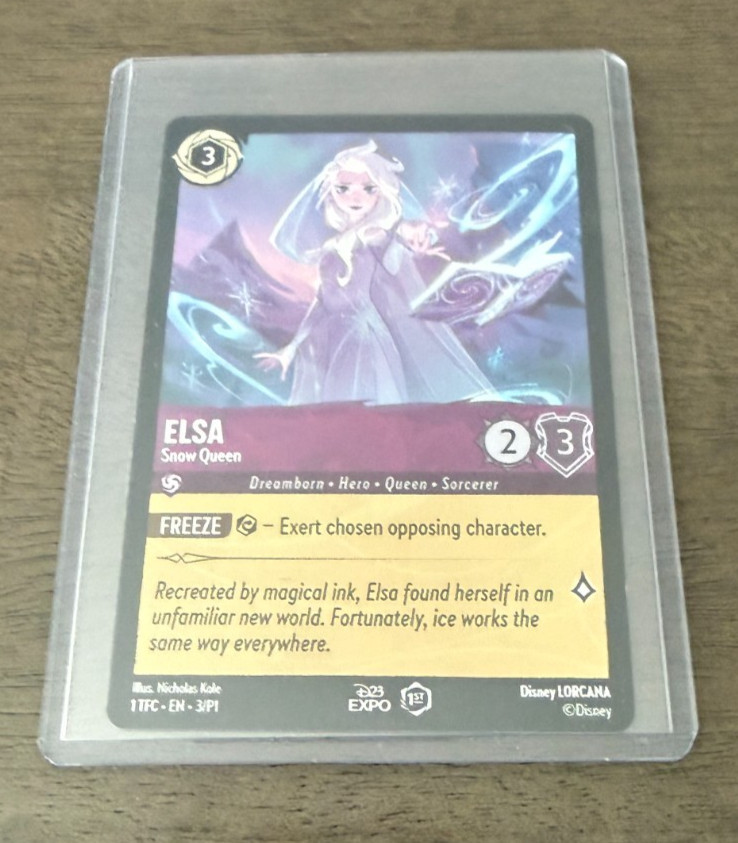 Elsa - Snow Queen 3 D23 Promos Holo YES THAT ONE!