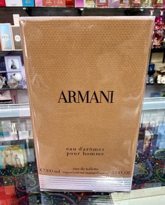 Giorgio Armani EAU D AROMES Pour Homme EDT 100ml Rare Discontinued, NEW & SEALED