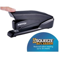 EZ Squeeze 3-in-1 Stapler with 210 Staples - Black
