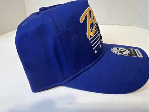 NWT St Louis Blues Hockey Snapback Hat Hitch 47 Brand Script NHL OSFA New - Picture 5 of 12
