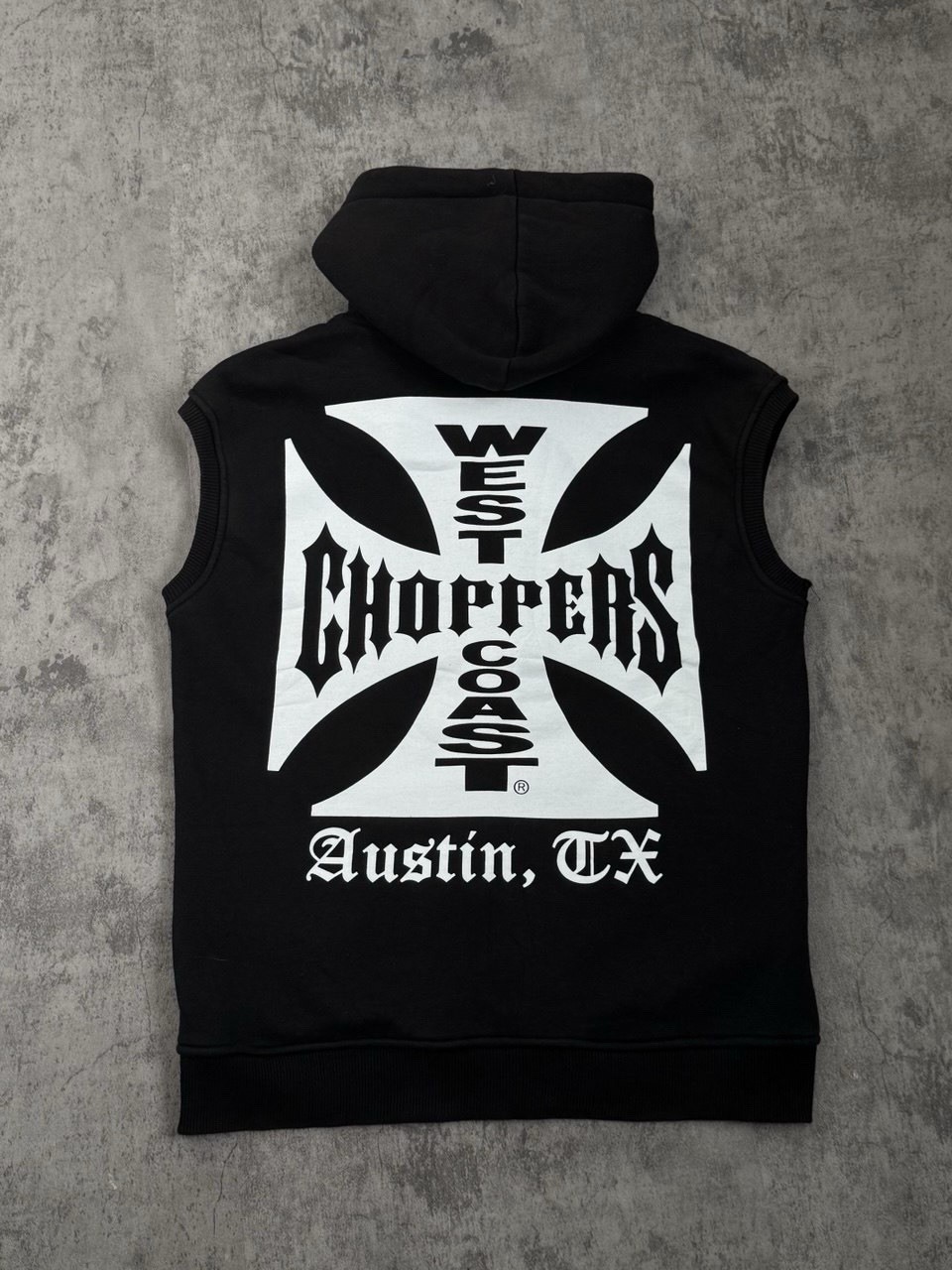 Vintage West Coast Choppers Crazy Y2k Jesse James Zip Hoodie Vest Men’s Size M