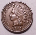 1897 Indian Head Cent Penny - IHC - BETTER GRADE
