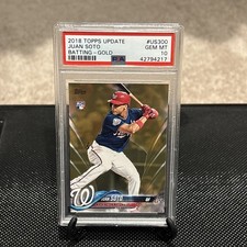 2018 Juan Soto RC Gold US300 PSA 10 Topps Update Parallel /2018 Rookie (Pop.273)