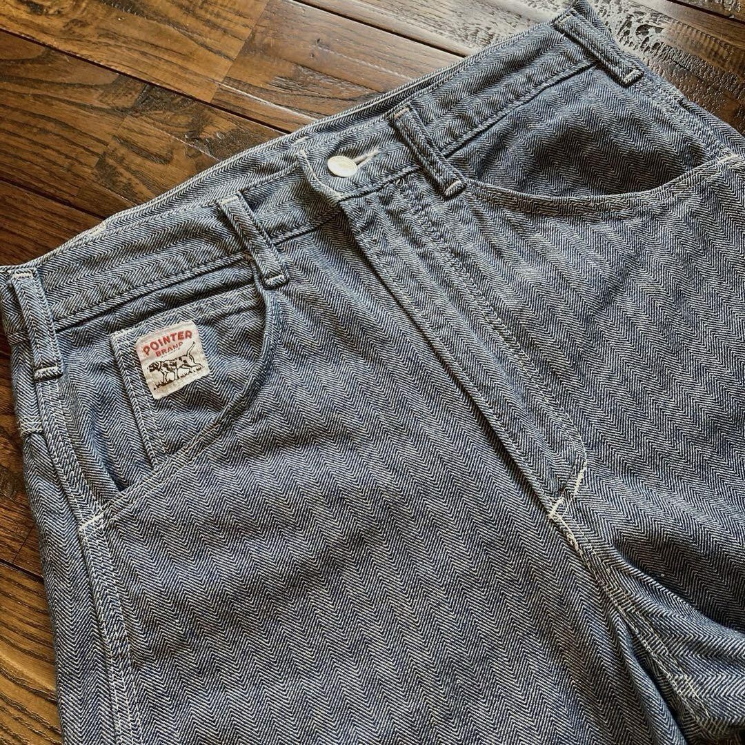 USA POINTER Herringbone Painter Pants Work Vintage - image 11