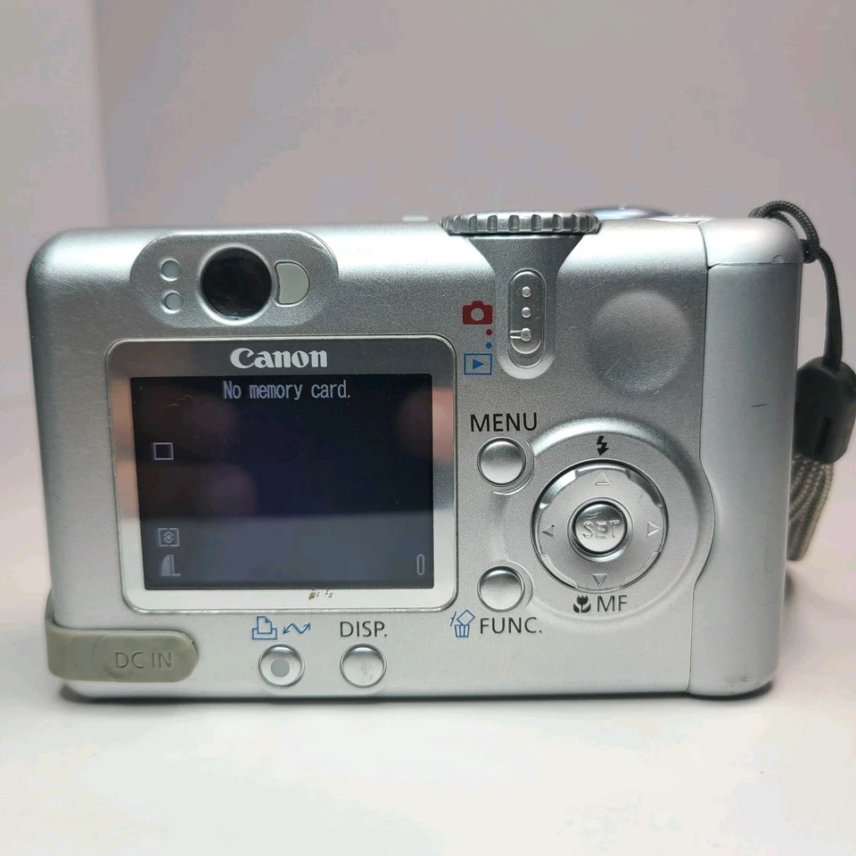 Canon Digital Camera PowerShot A75 3.2MP Silver Tested - Image 3 of 4