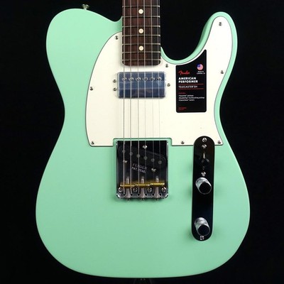 Fender American Performer Telecaster with Humbuckering Satin Surf Green 2023 ...