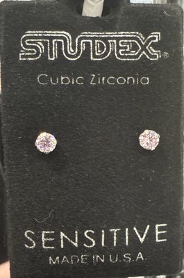 STUDEX Sensitive Stainless 3MM Cubic Zirconia Pink