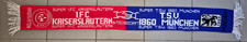 1. FC Kaiserslautern vs TSV 1860 München Schal / IN FREUNDSCHAFT / 90er Jahre /