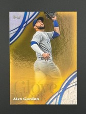 2026 Topps Alex Gordon Glove Work Gold GW-48 Near Mint / Mint