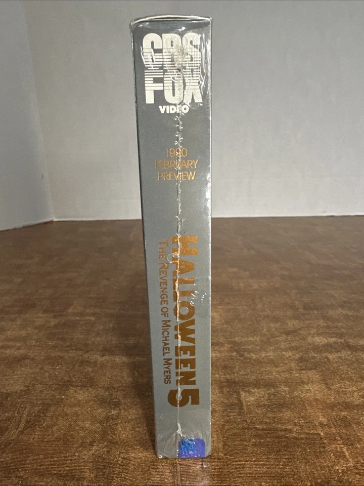 Sealed! Halloween 5 Screener RARE 1990 Preview VHS CBS FOX Michael Myers NEW - Image 3 of 4