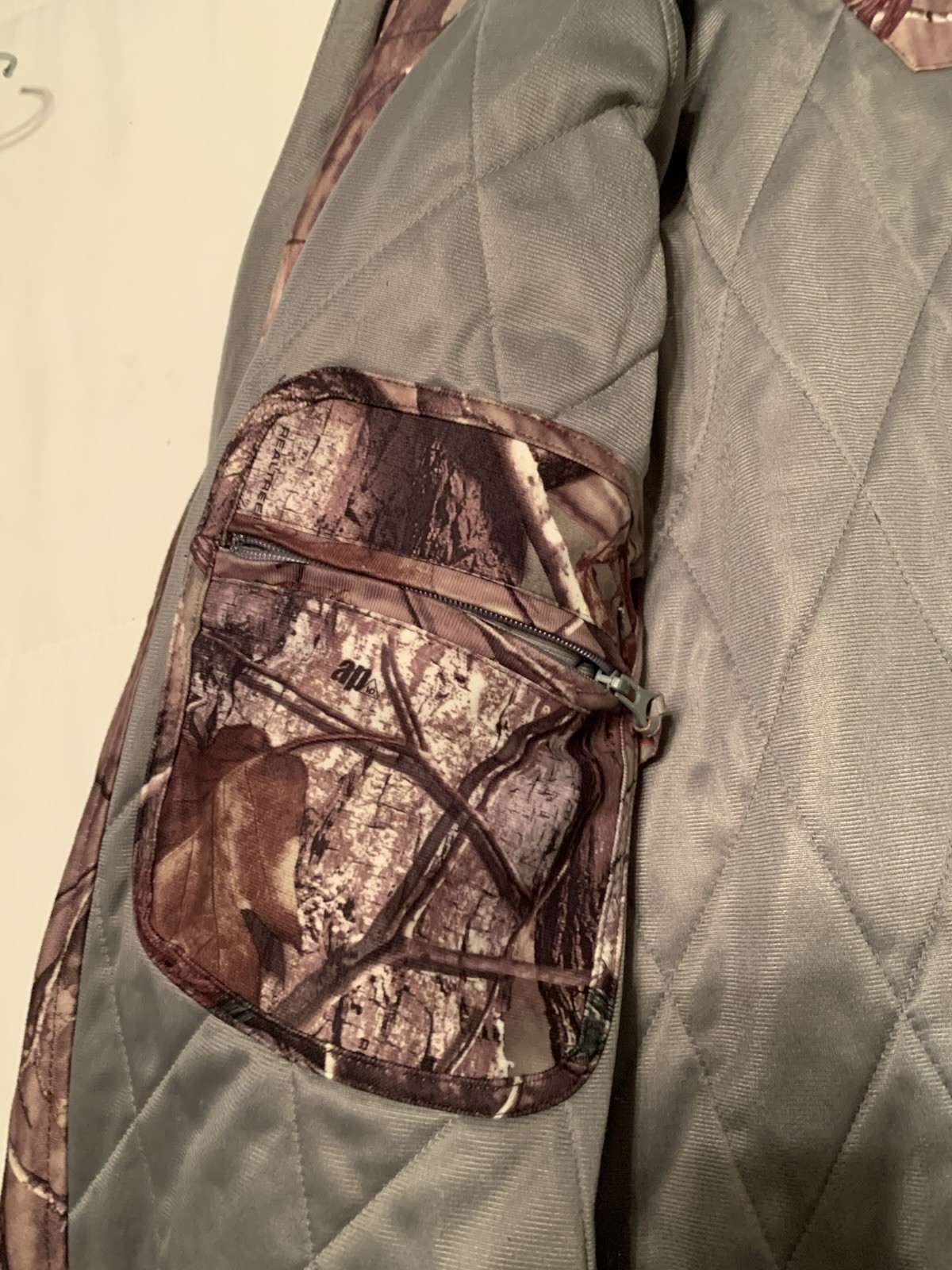 Onyx Arctic Shield Mens Full Zip Camo Quilted Lined Jacket Medium Realtree AP H4