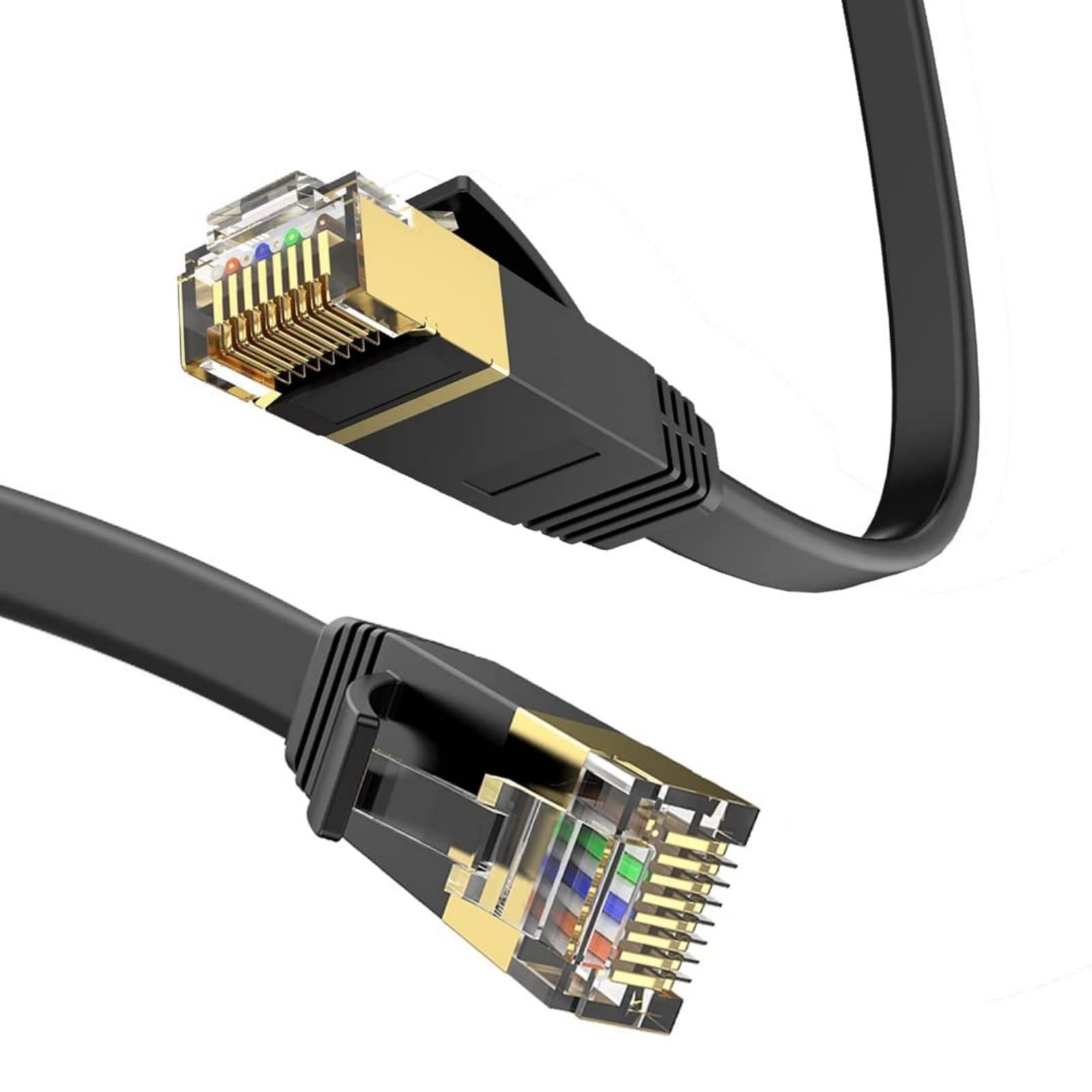 Cat 6 Ethernet Cable 50 ft High Speed RJ45 Internet Cable for Outdoor & Indoo...