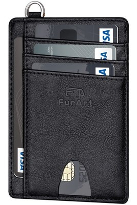Furart Slim Minimalist Wallet Front Pocket Wallets Rfid Blocking Credit Card
