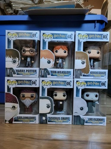 Funko Pop Set Of 6 Harry Potter #01 #02 Hermoine #03 #04 Snape #05 Voldemort #06