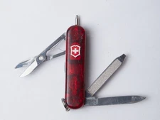 Victorinox Signature Lite Swiss Army Knife 58MM Transparent Red 5 Multi Tool