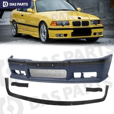 For 92-99 BMW E36 3 Series M3 Style Replacement Front Bumper Body Kit w/ Grille