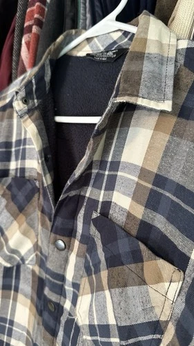 Regatta Great Outdoors Fleece Lined Flannel Shirt/jacket Men’s M - product listing photo