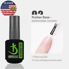 Latest Strong Base and Top Coat Gel Polish 15Ml Thick Uv Rubber Base Varnish Hyb