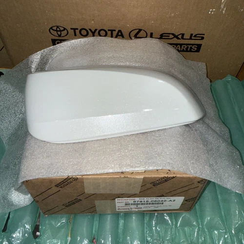 2021-2025 Toyota Sienna XLE Passenger  SIDE MIRROR Cover ,OEM New,blizzard Pearl