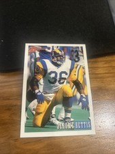 1993 Bowman Jerome Bettis Rookie Card #264 - Los Angeles Rams. rookie card picture