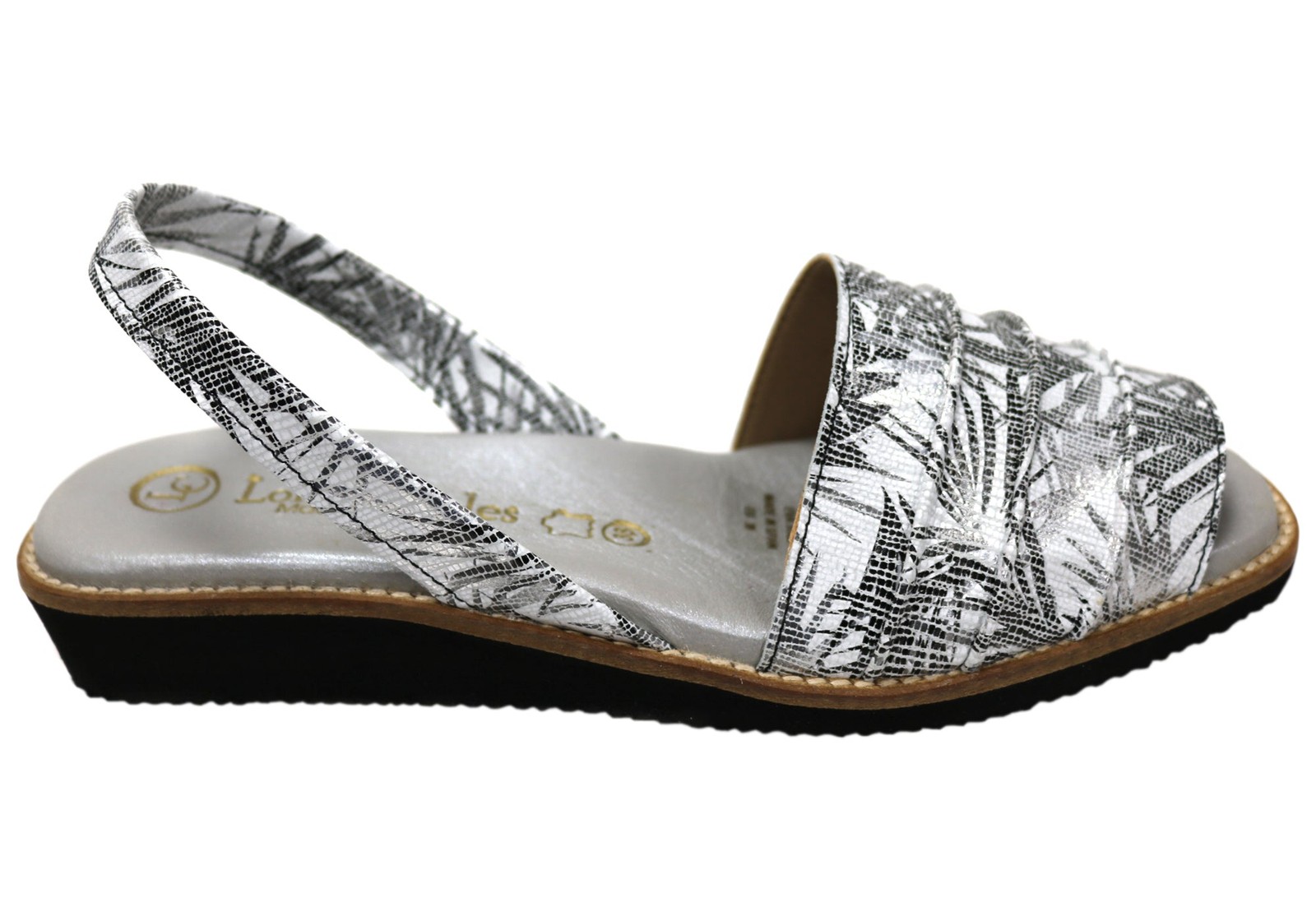 Lola Canales Womens Melon Leather Comfort Sandals Handcrafted in Spain  