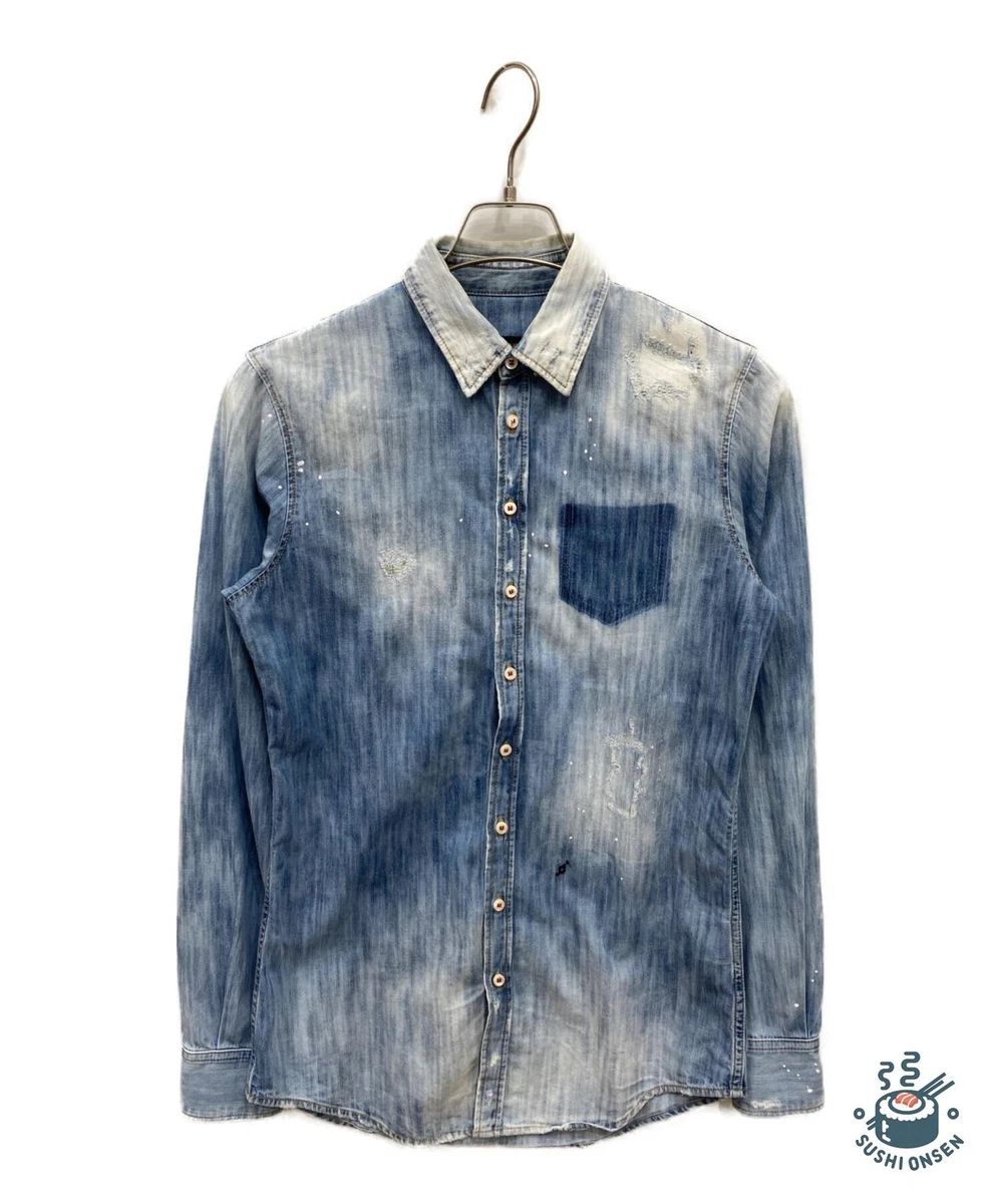 Dsquared2 Denim Casual Button-Down Shirts for Men for sale | eBay