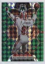 2023 Panini Mosaic Green Prizm Billy Johnson White Shoes #11 1p2e