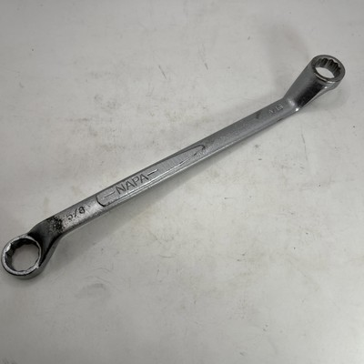 #ad Vintage NAPA NDF 103 Offset Box End Wrench 9 16 amp; 5 8 Forged In USA $8.49